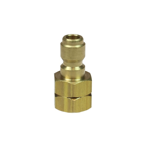 Straight Through Connector Brass 1/2" FPT